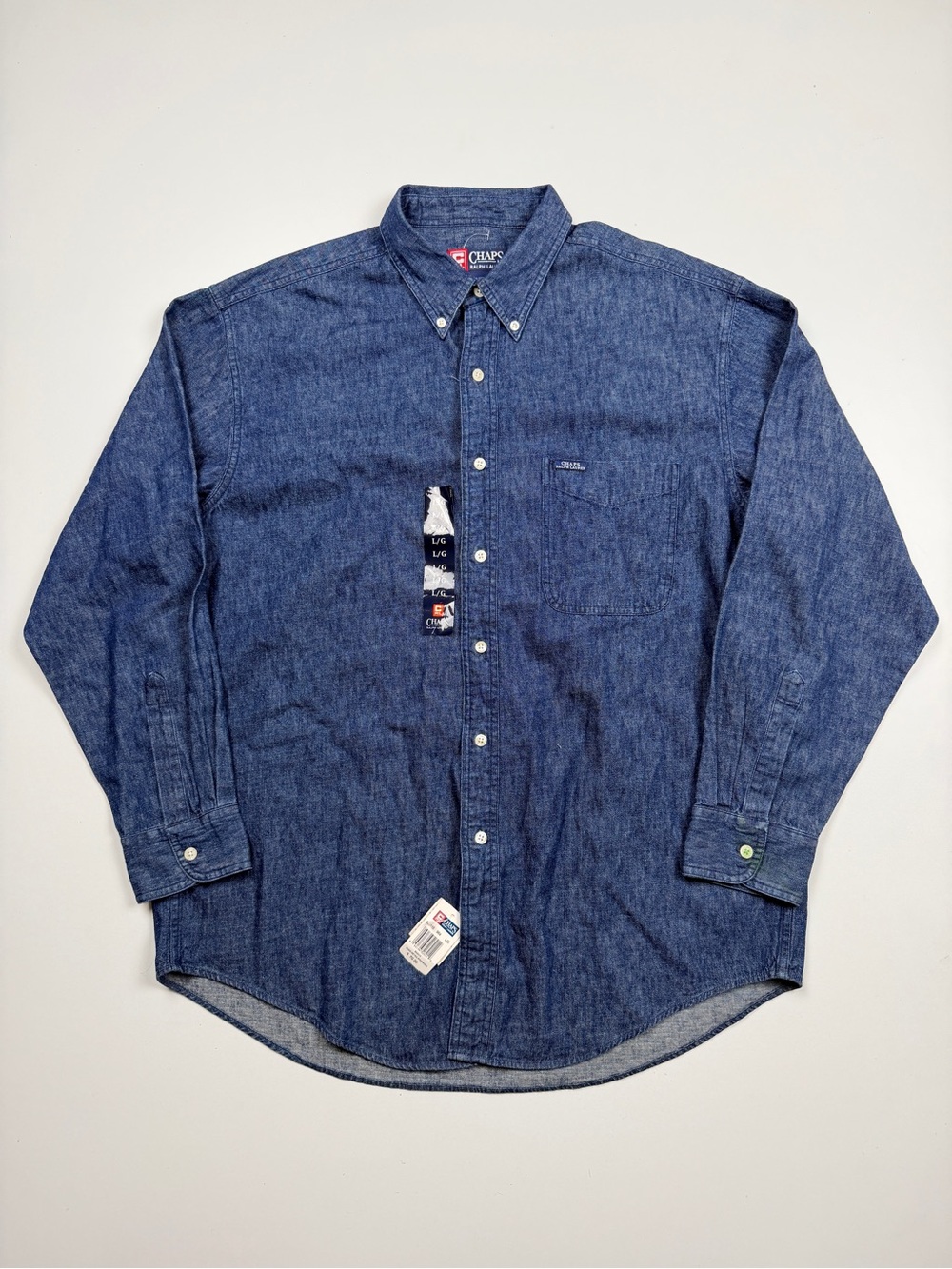 chaps ralph lauren denim buttonup shirt